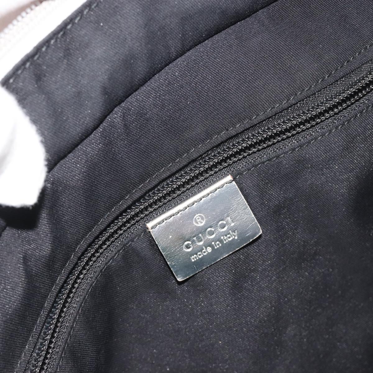 GUCCI GG Canvas Tote Bag Silver 131231 Auth ka5118