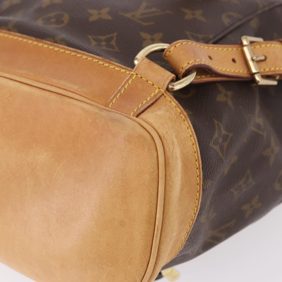 LOUIS VUITTON Monogram Montsouris MM Backpack M51136 LV Auth ka5120