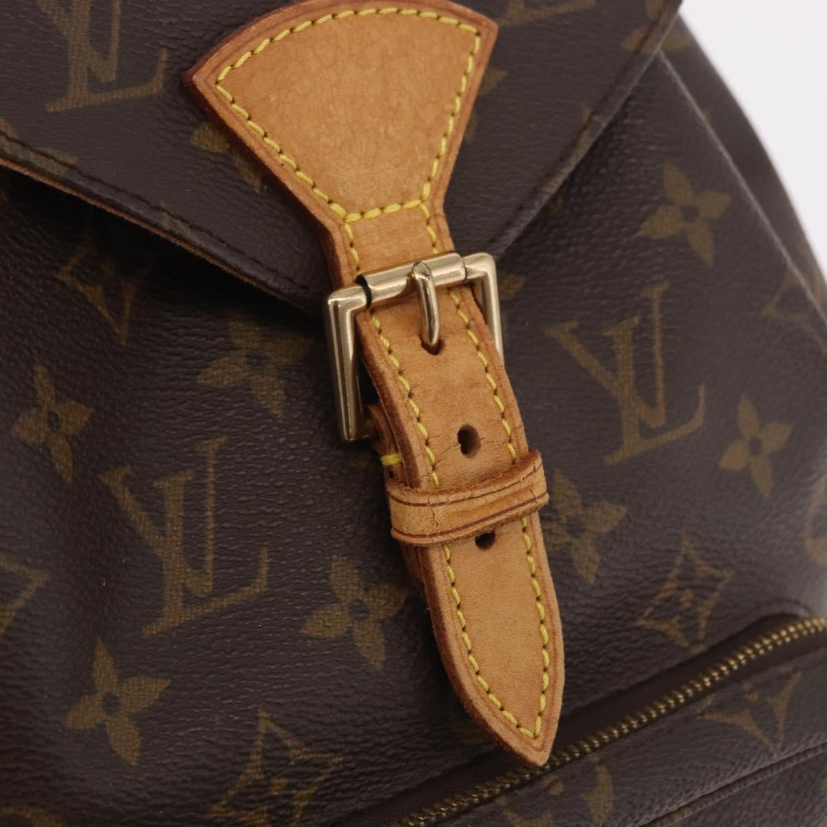 LOUIS VUITTON Monogram Montsouris MM Backpack M51136 LV Auth ka5120