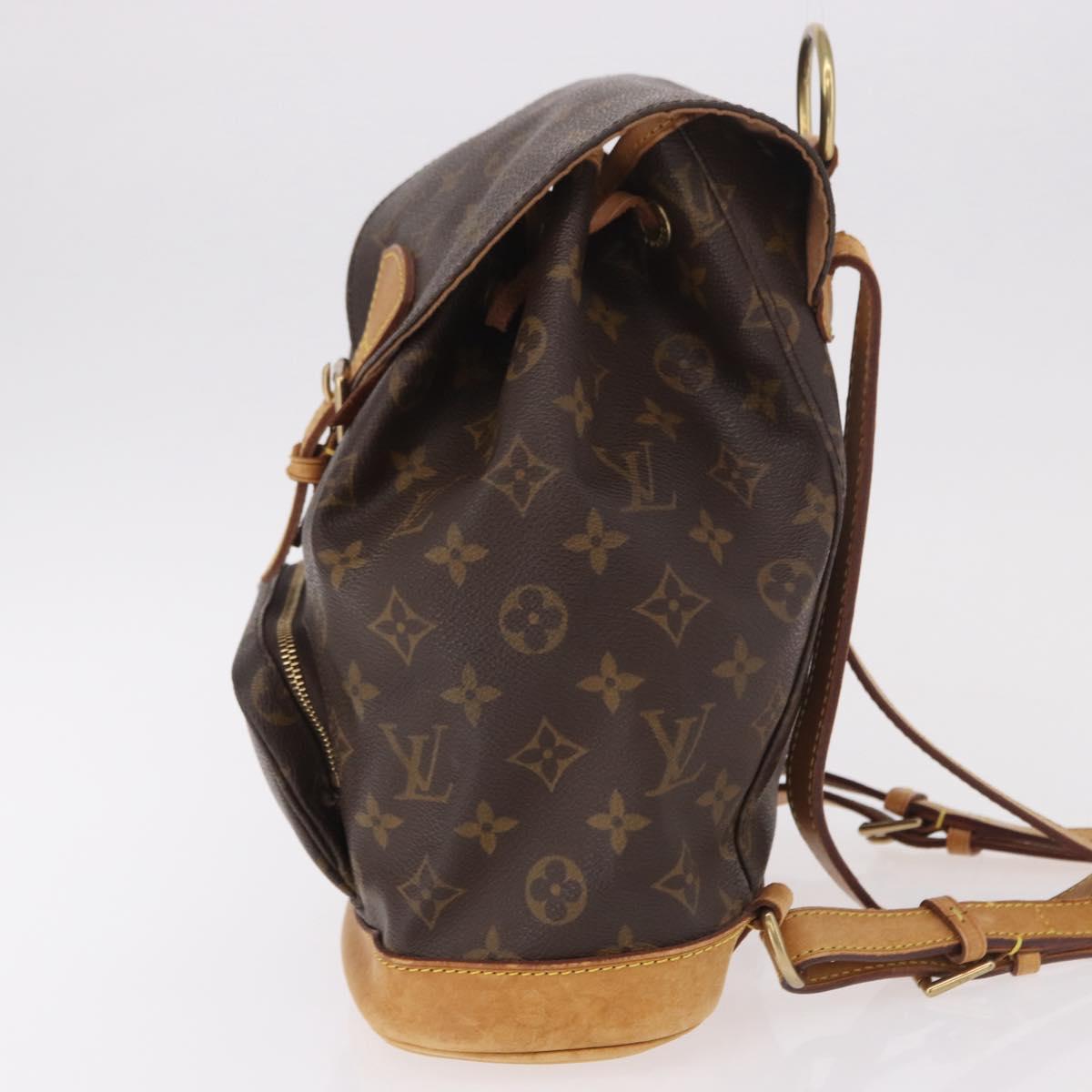 LOUIS VUITTON Monogram Montsouris MM Backpack M51136 LV Auth ka5120