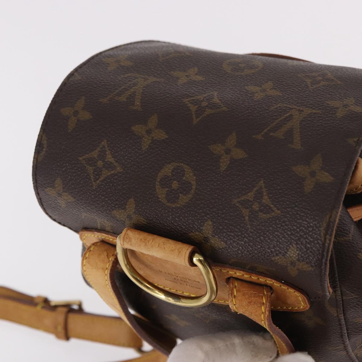 LOUIS VUITTON Monogram Montsouris MM Backpack M51136 LV Auth ka5120