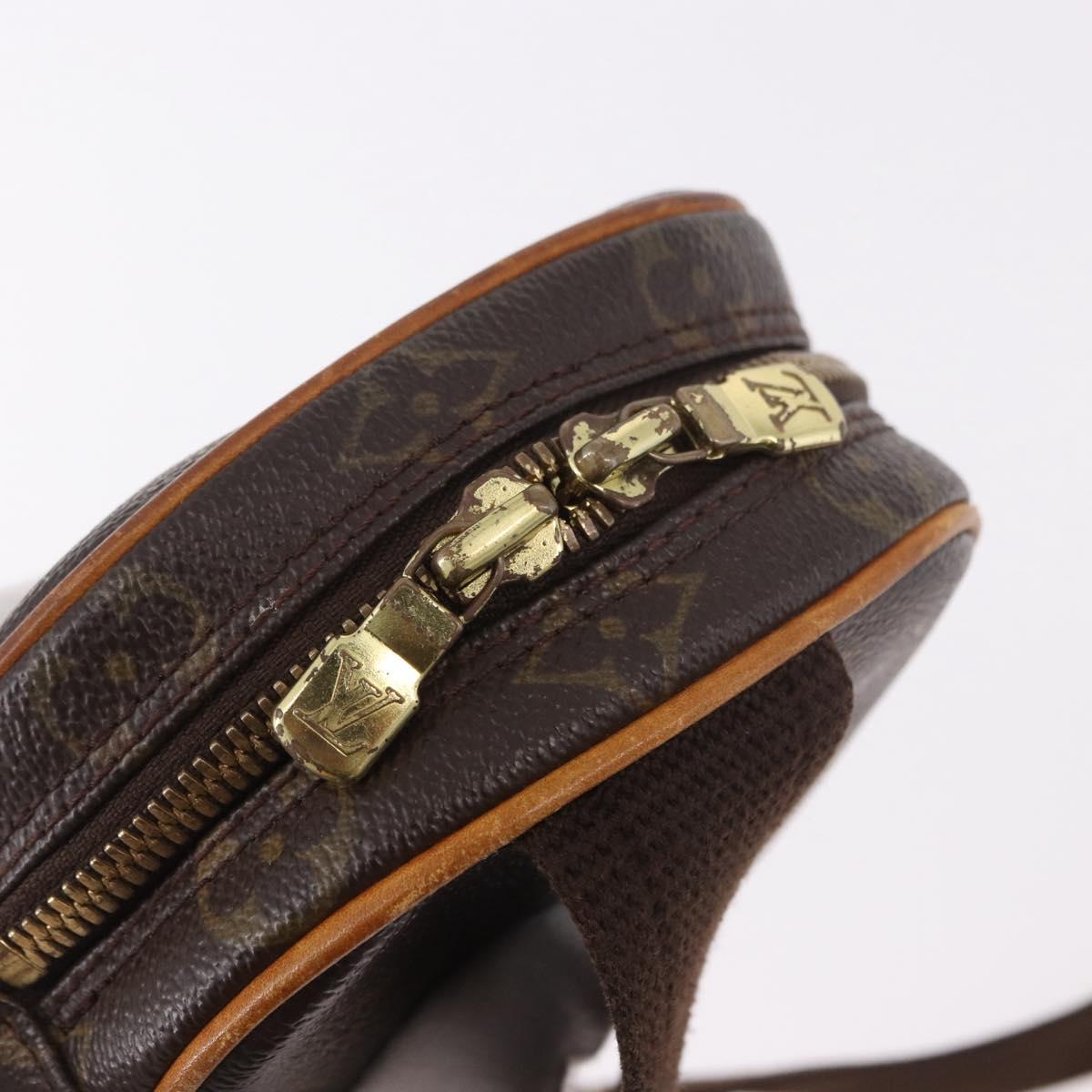 LOUIS VUITTON Monogram Pochette Gange Shoulder Bag M51870 LV Auth ka5121