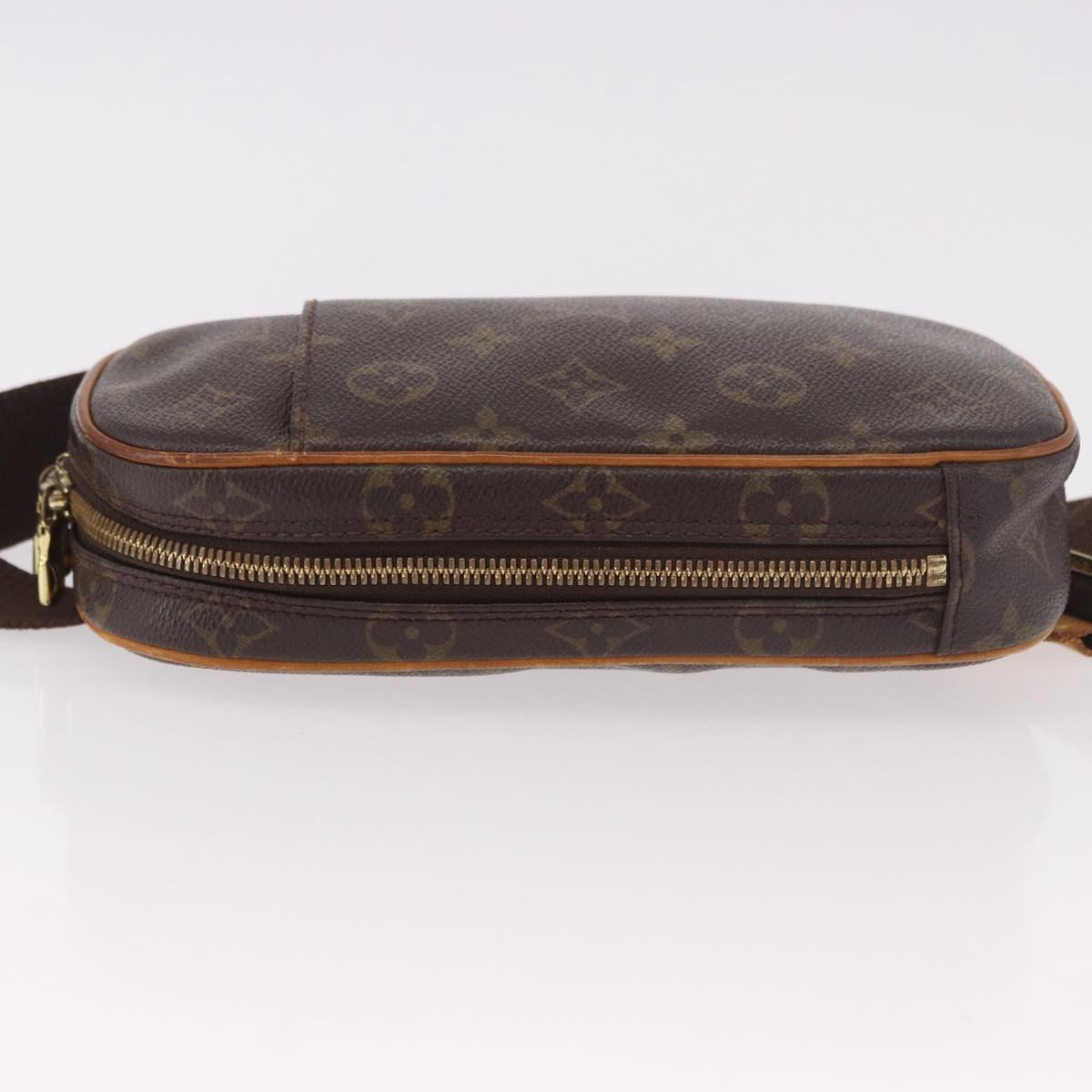 LOUIS VUITTON Monogram Pochette Gange Shoulder Bag M51870 LV Auth ka5121