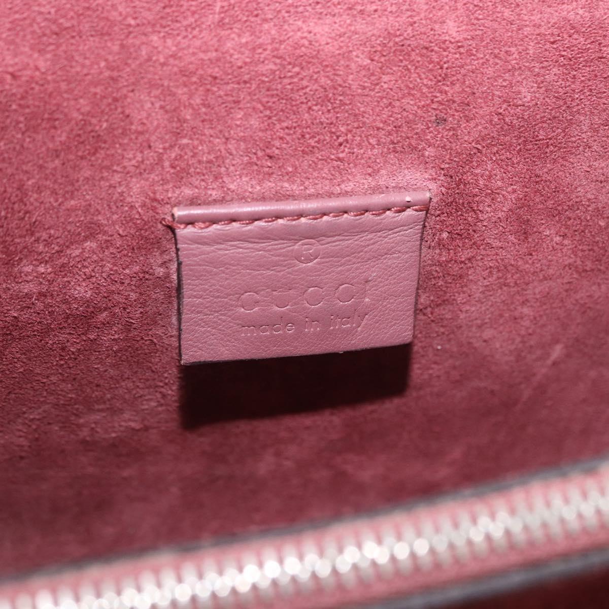 GUCCI GG Supreme Dionysus Chain Shoulder Bag PVC Beige Silver 400249 Auth ka5132