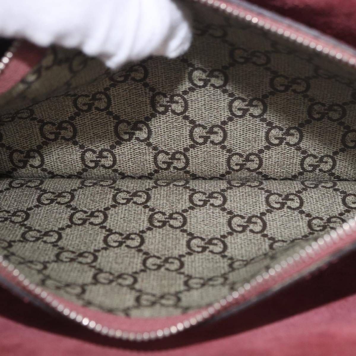 GUCCI GG Supreme Dionysus Chain Shoulder Bag PVC Beige Silver 400249 Auth ka5132
