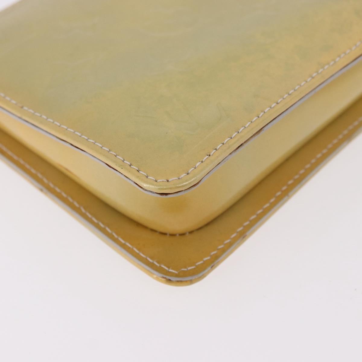 LOUIS VUITTON Monogram Vernis Lexington Accessory Pouch Gris M91056 Auth ka5139