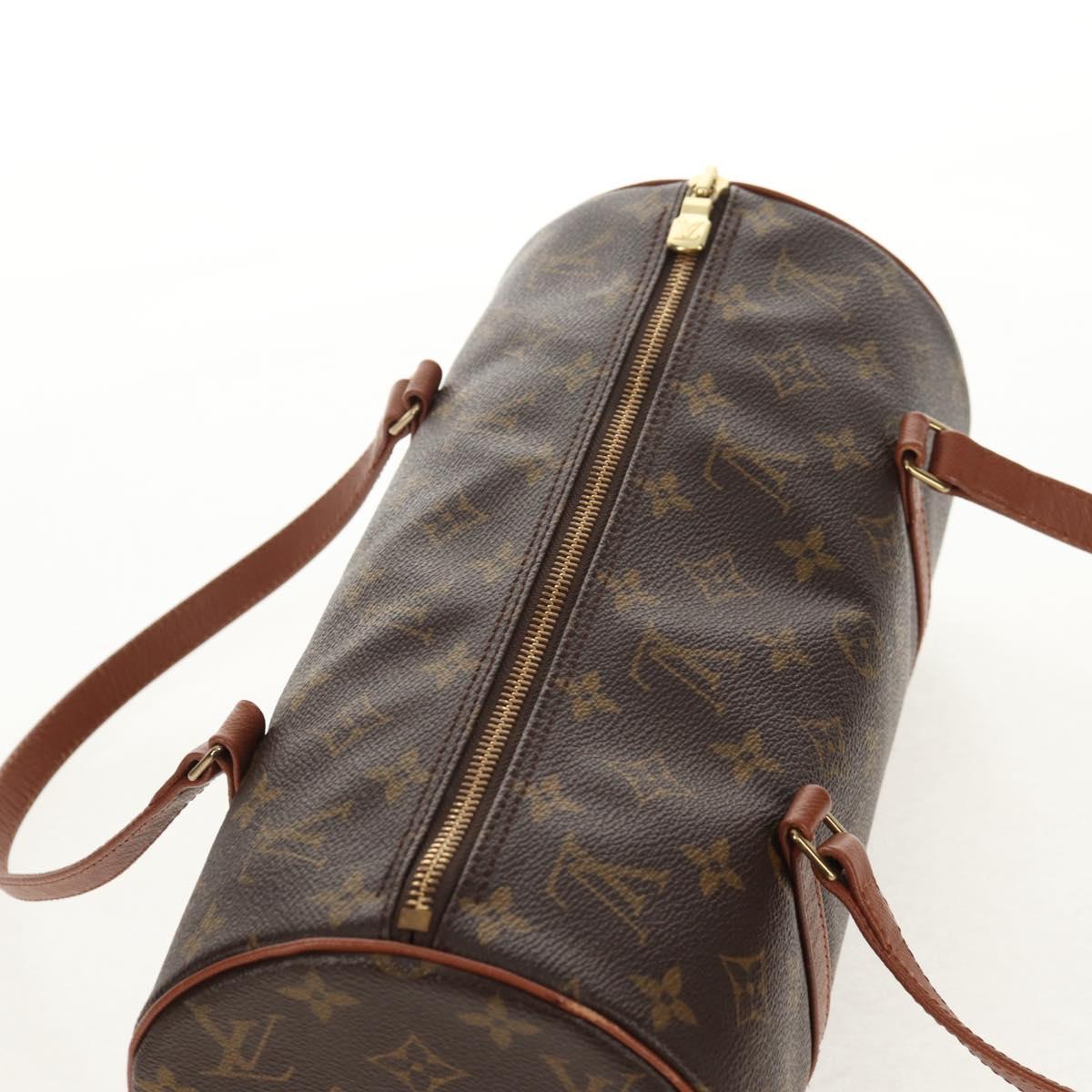 LOUIS VUITTON Monogram Papillon 30 Hand Bag M51385 LV Auth ka513V