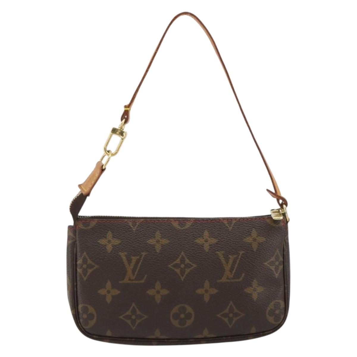 LOUIS VUITTON Monogram Cherry Mini Pochette Accessoires Pouch LV Auth ka5140A