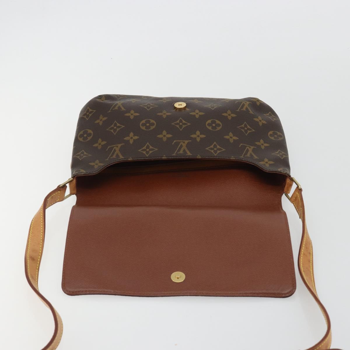 LOUIS VUITTON Monogram Musette Tango Long Strap Shoulder Bag M51388 Auth ka5141