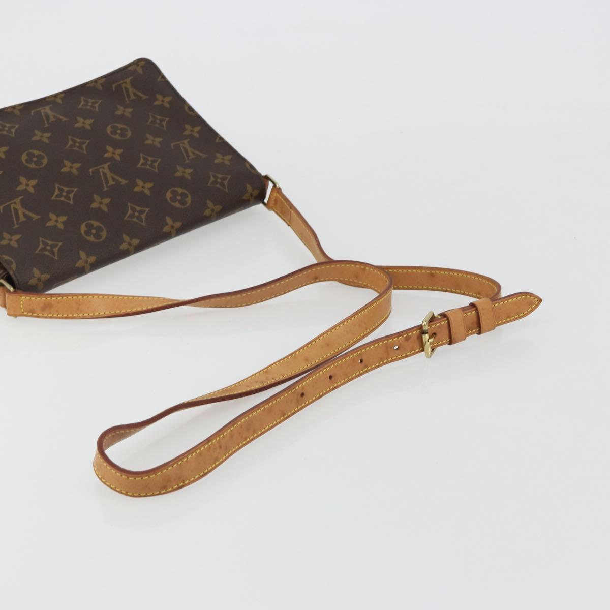 LOUIS VUITTON Monogram Musette Tango Long Strap Shoulder Bag M51388 Auth ka5141