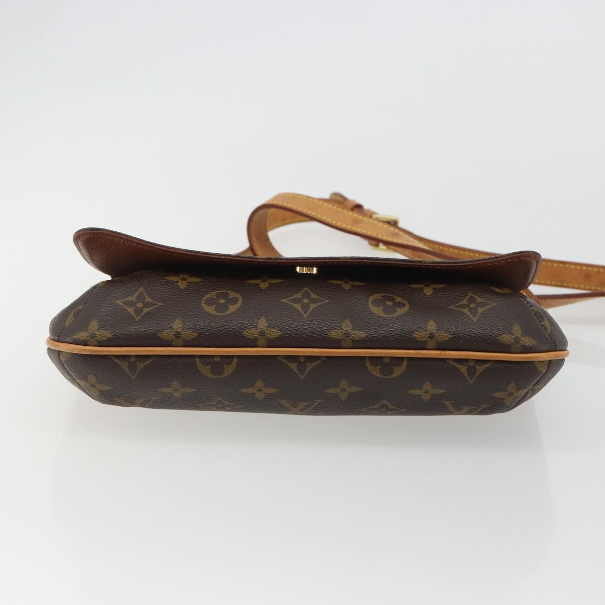 LOUIS VUITTON Monogram Musette Tango Long Strap Shoulder Bag M51388 Auth ka5141
