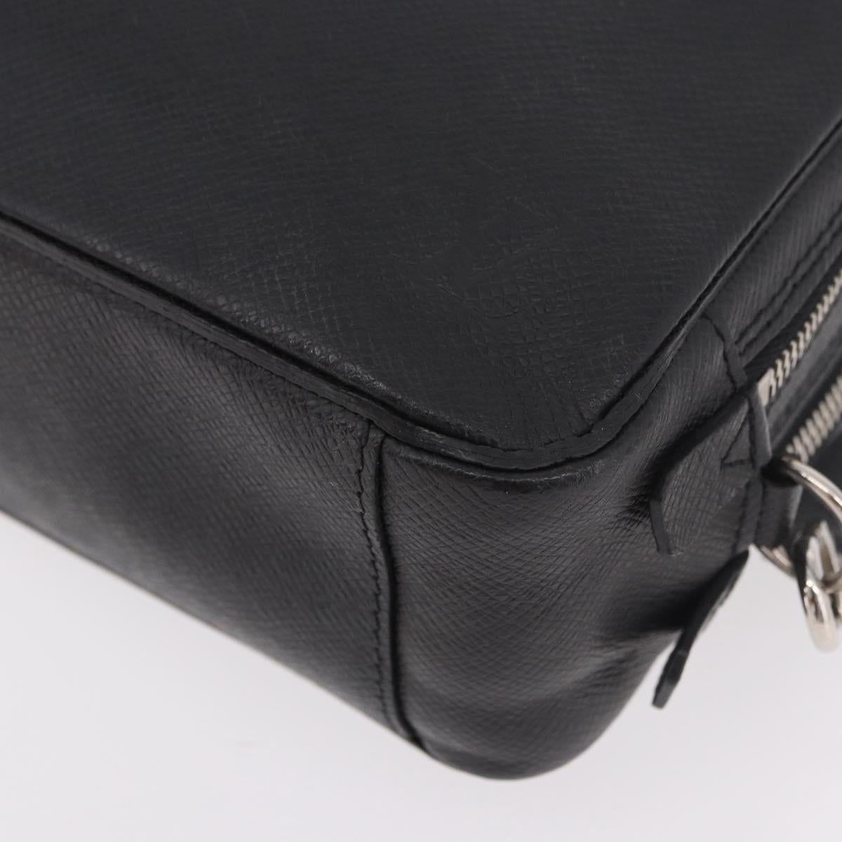 LOUIS VUITTON Taiga Neo pavel Clutch Bag Ardoise M32684 LV Auth ka5148