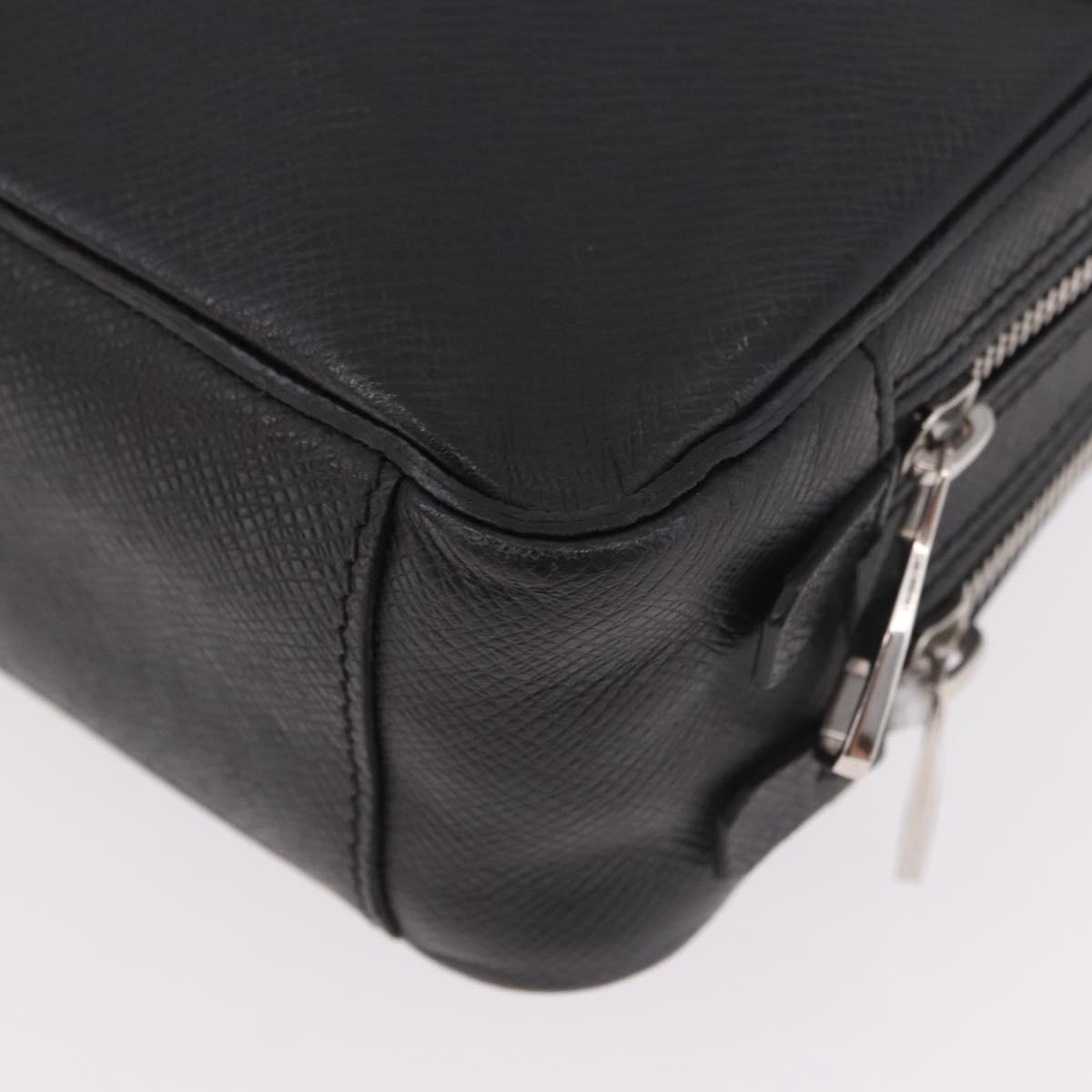 LOUIS VUITTON Taiga Neo pavel Clutch Bag Ardoise M32684 LV Auth ka5148