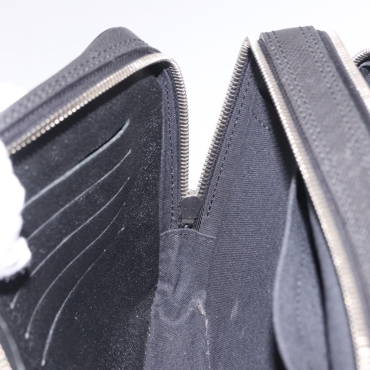 LOUIS VUITTON Taiga Neo pavel Clutch Bag Ardoise M32684 LV Auth ka5148