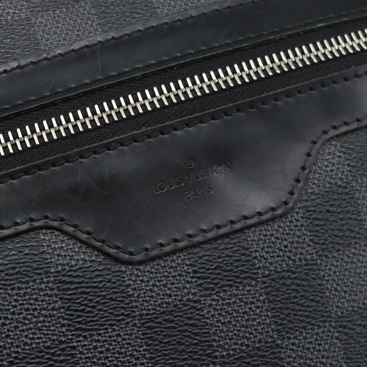 LOUIS VUITTON Damier Graphite Tomas Shoulder Bag N58028 LV Auth ka5149