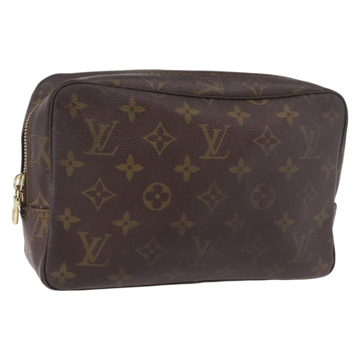 LOUIS VUITTON Monogram Trousse Toilette 23 Clutch Bag M47524 LV Auth ka5155