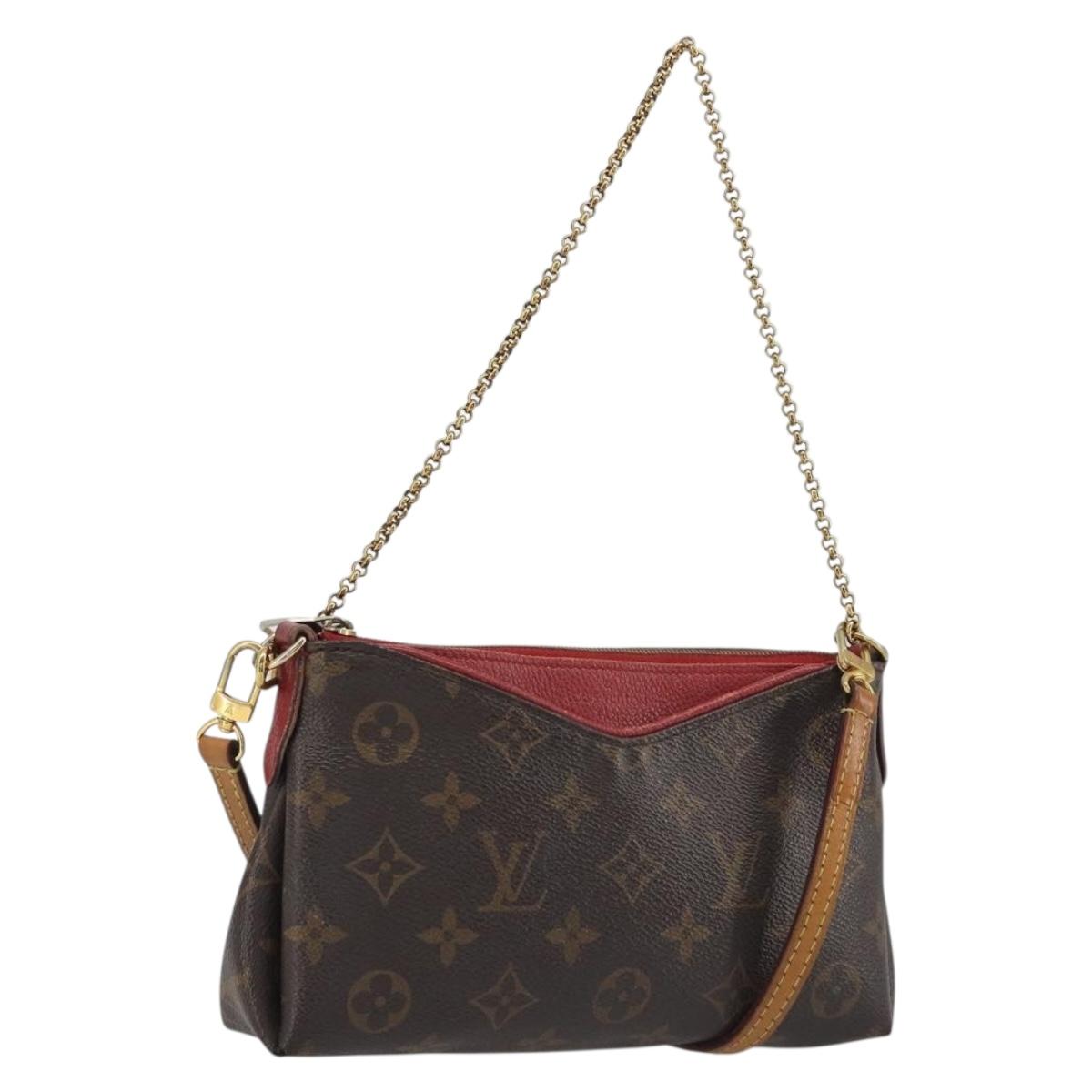 LOUIS VUITTON Monogram Pallas Clutch Pouch M41638 LV Auth ka5158