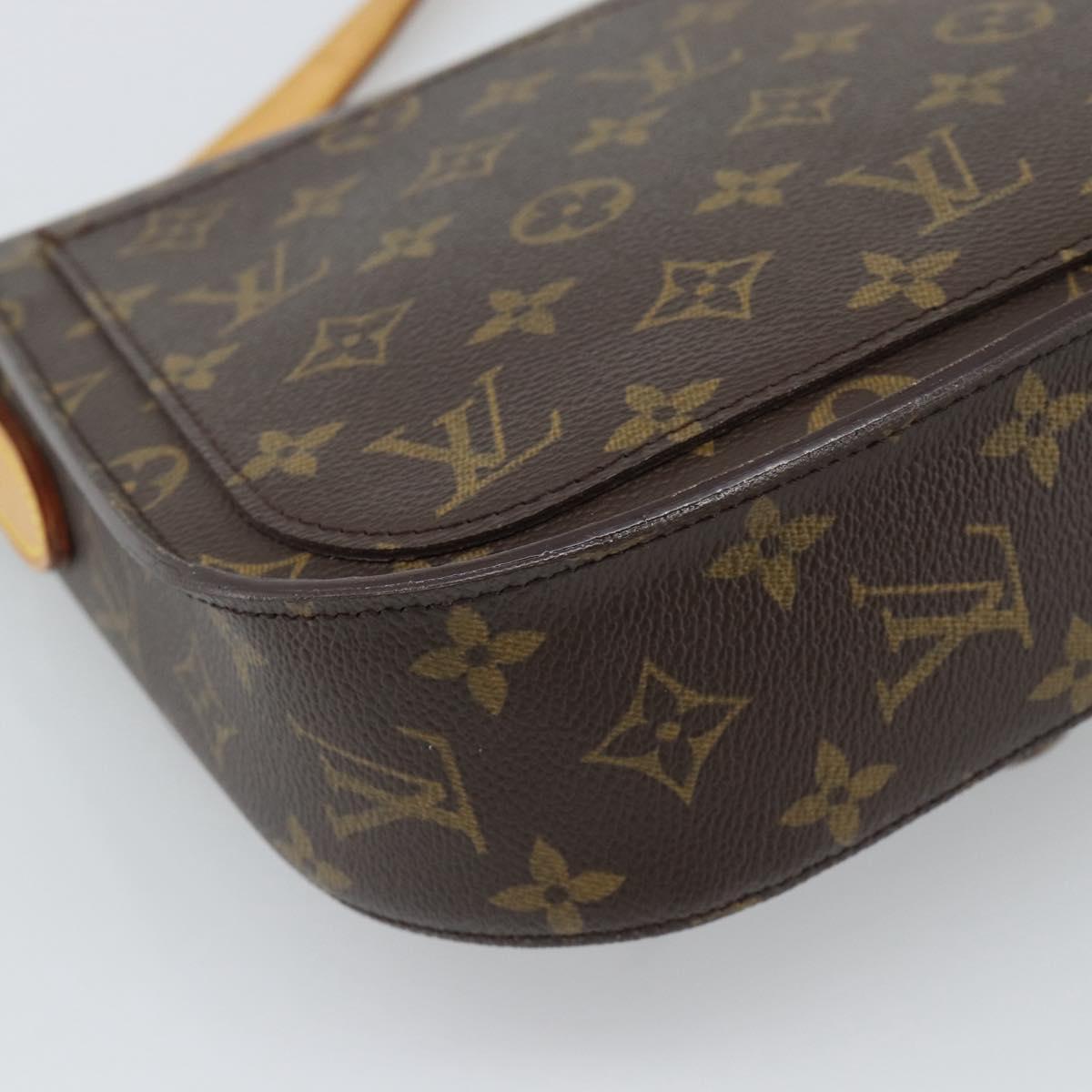 LOUIS VUITTON Monogram Saint Cloud GM Shoulder Bag M51242 LV Auth ka5159