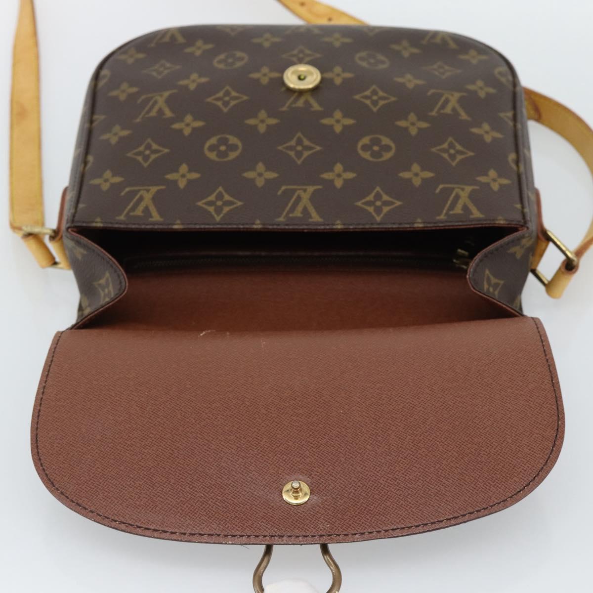LOUIS VUITTON Monogram Saint Cloud GM Shoulder Bag M51242 LV Auth ka5159