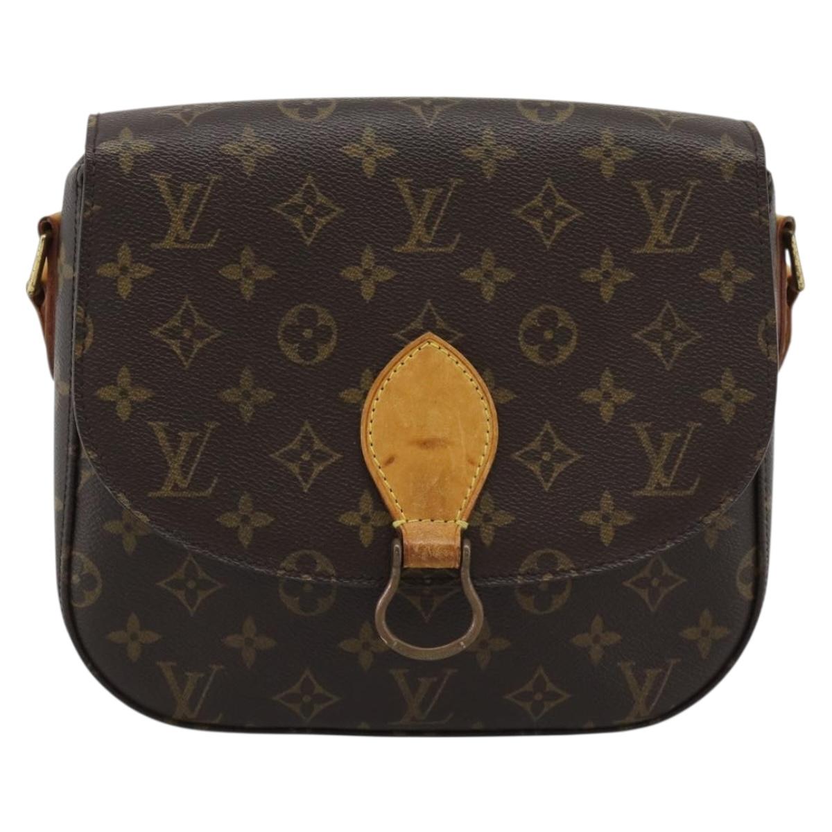 LOUIS VUITTON Monogram Saint Cloud GM Shoulder Bag M51242 LV Auth ka5159