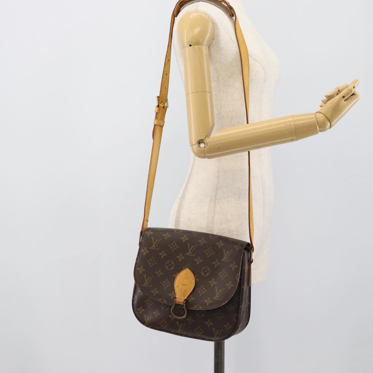 LOUIS VUITTON Monogram Saint Cloud GM Shoulder Bag M51242 LV Auth ka5159