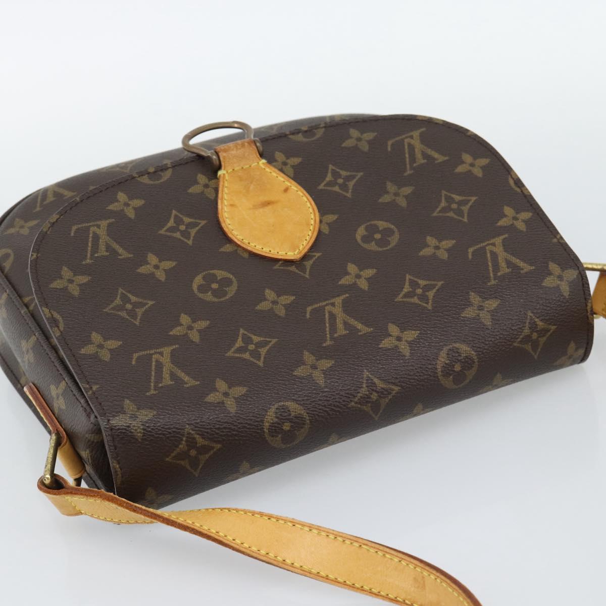LOUIS VUITTON Monogram Saint Cloud GM Shoulder Bag M51242 LV Auth ka5159