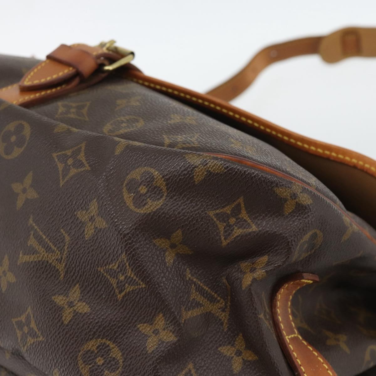 LOUIS VUITTON Monogram Saumur 35 Shoulder Bag M42254 LV Auth ka5161