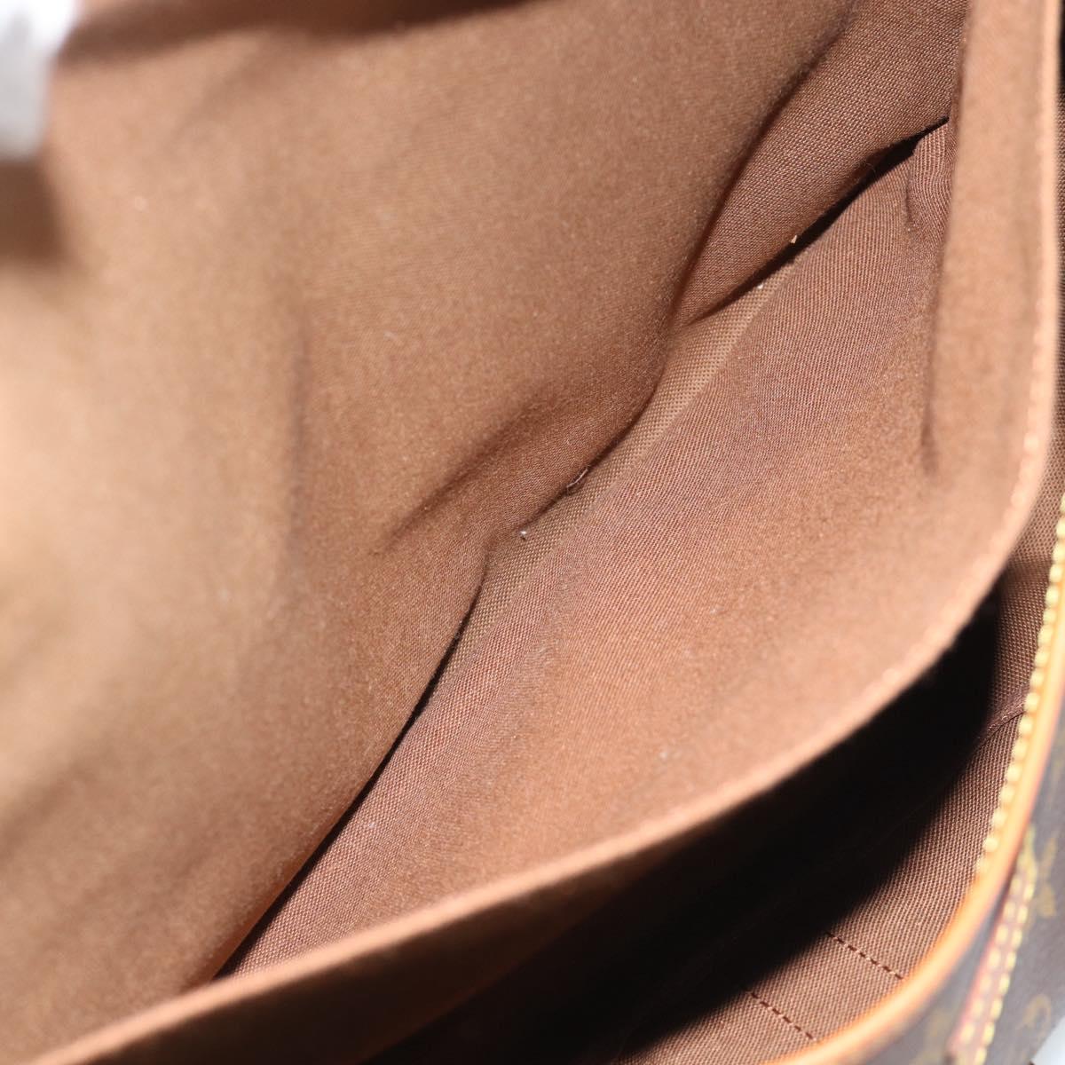 LOUIS VUITTON Monogram Saumur 35 Shoulder Bag M42254 LV Auth ka5161