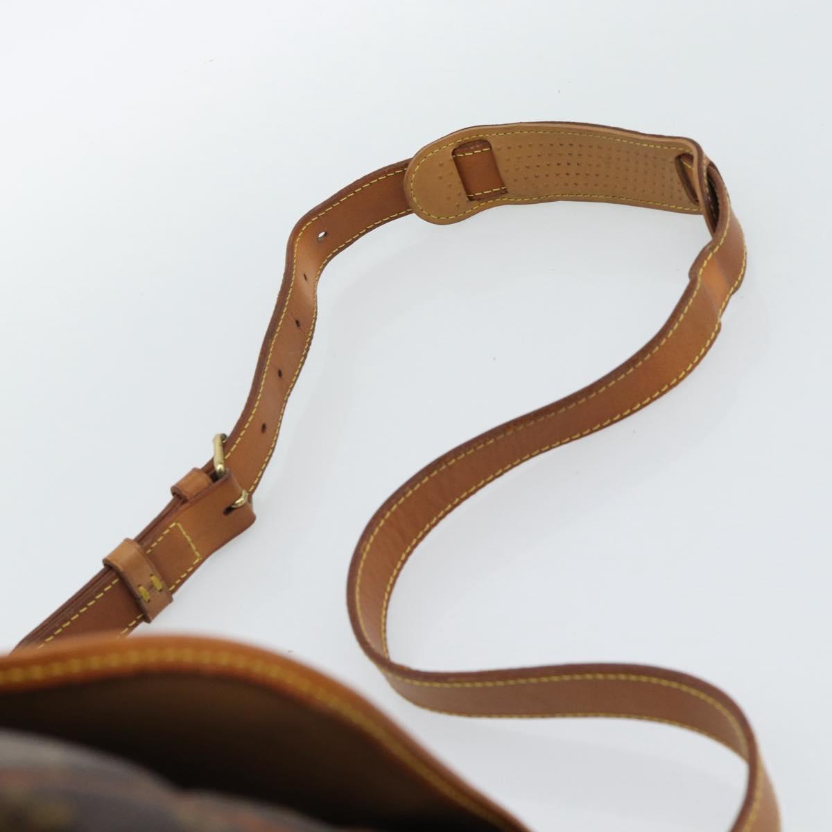 LOUIS VUITTON Monogram Saumur 35 Shoulder Bag M42254 LV Auth ka5161