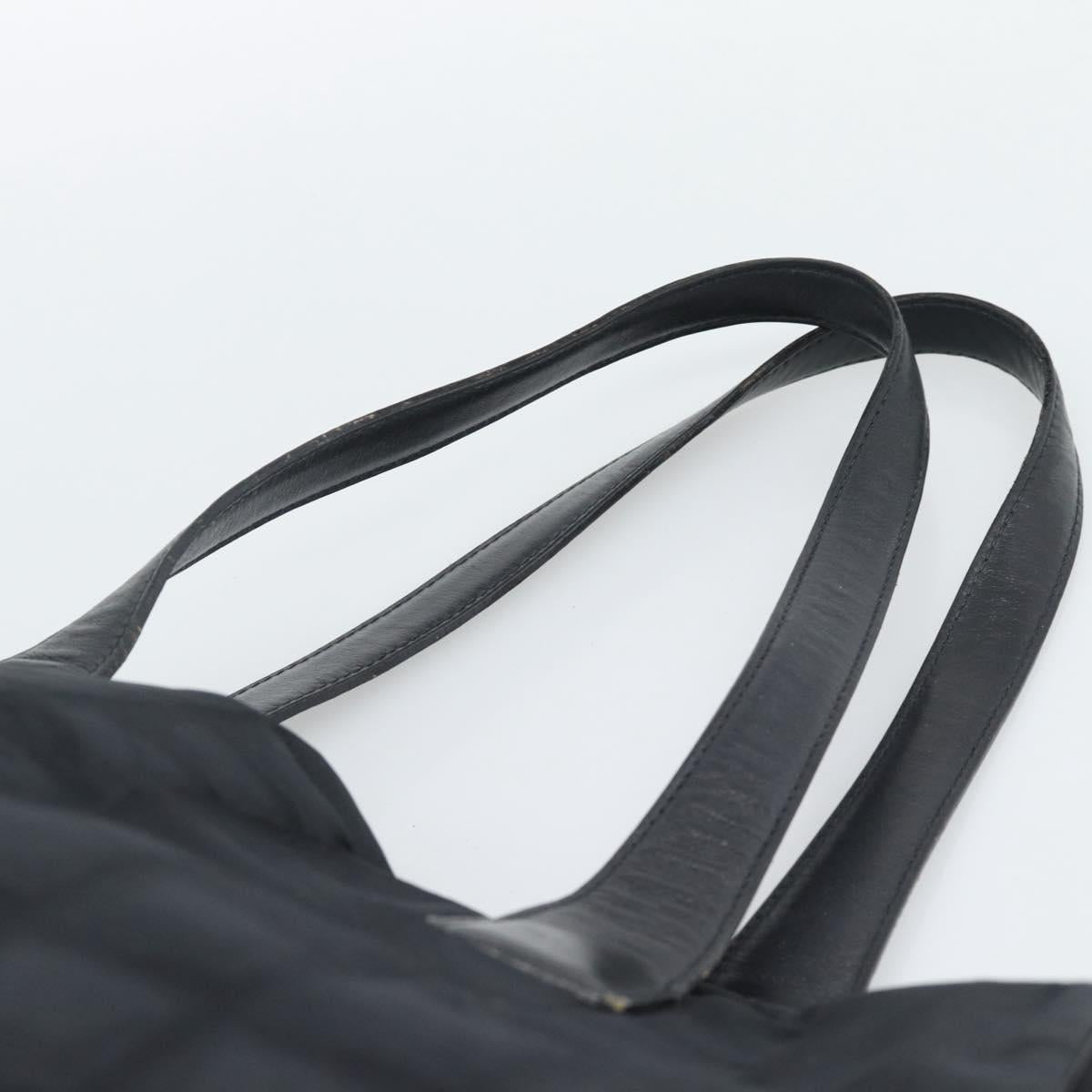 CHANEL New Travel Line Tote Bag Nylon Black CC Auth ka5162