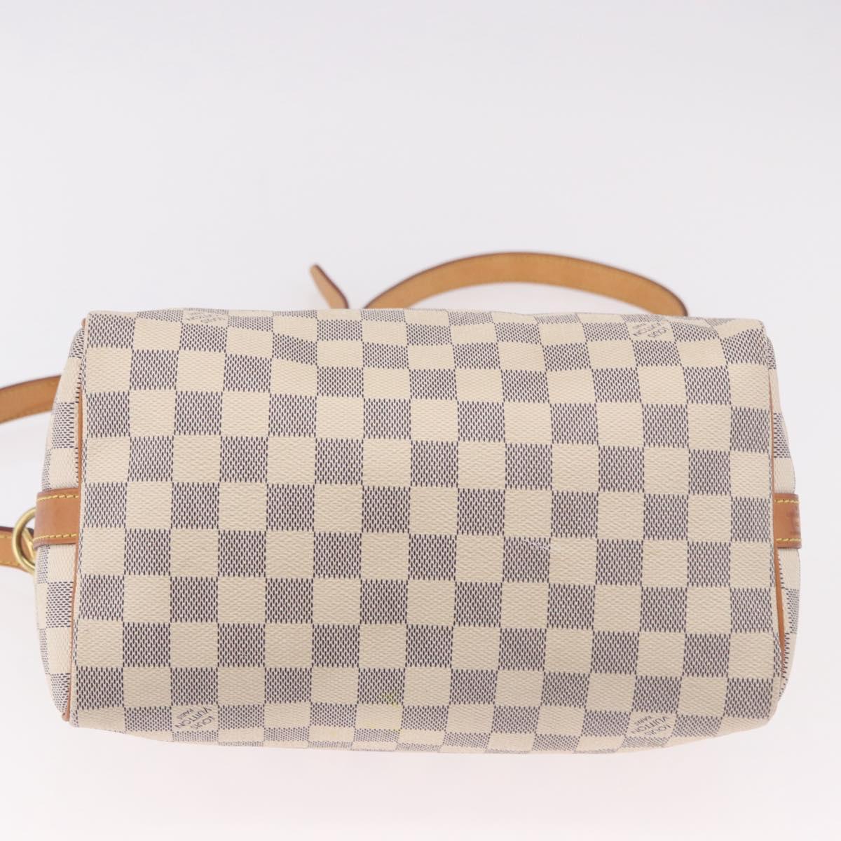 LOUIS VUITTON Damier Azur Speedy Bandouliere 25 Hand Bag N41374 LV Auth ka5166A