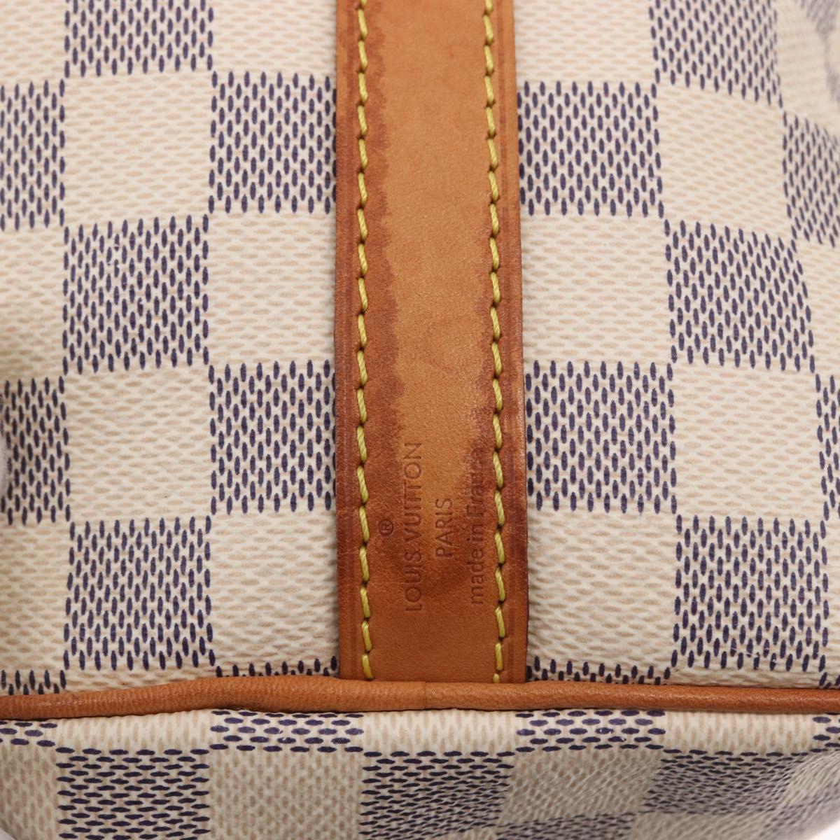 LOUIS VUITTON Damier Azur Speedy Bandouliere 25 Hand Bag N41374 LV Auth ka5166A