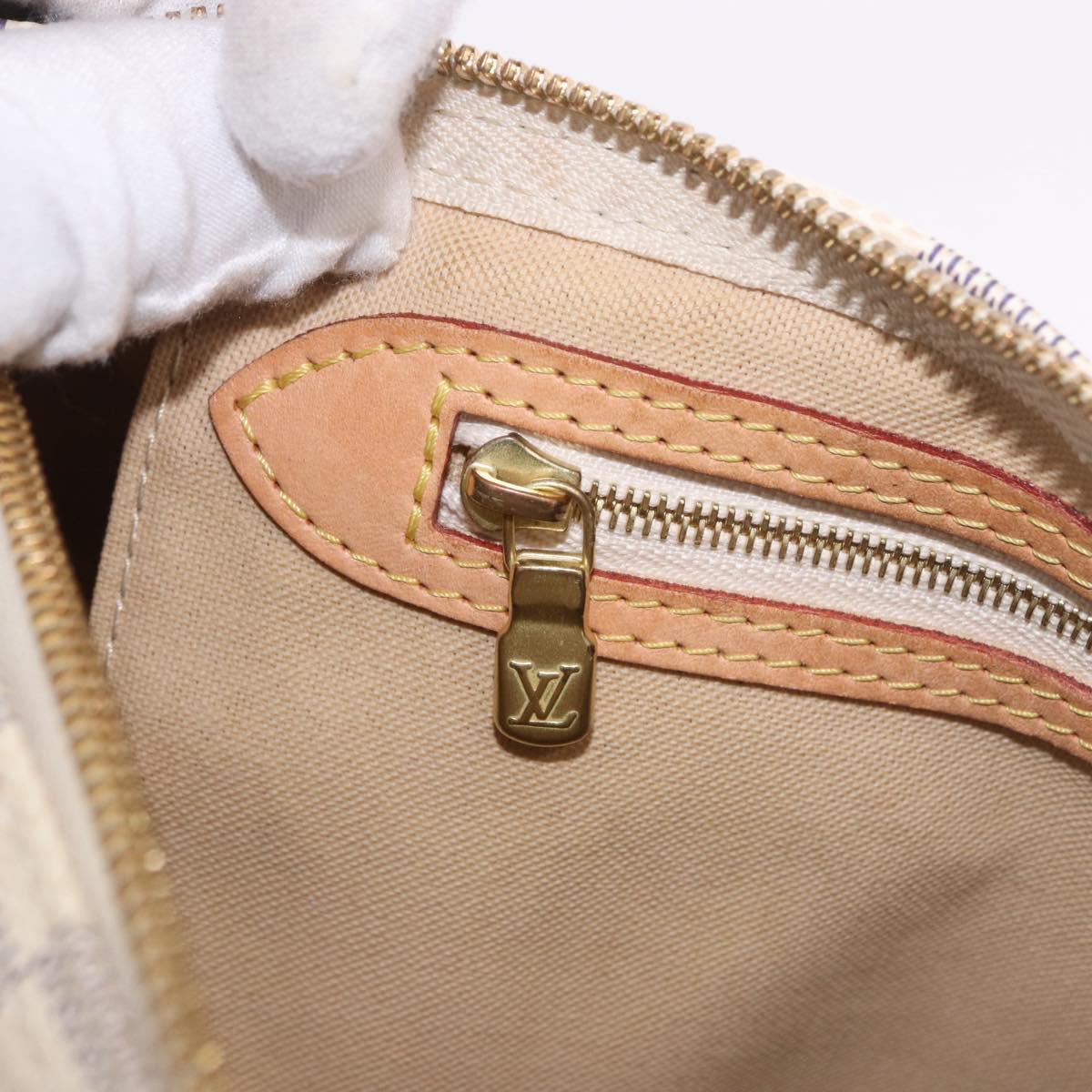 LOUIS VUITTON Damier Azur Speedy Bandouliere 25 Hand Bag N41374 LV Auth ka5166A