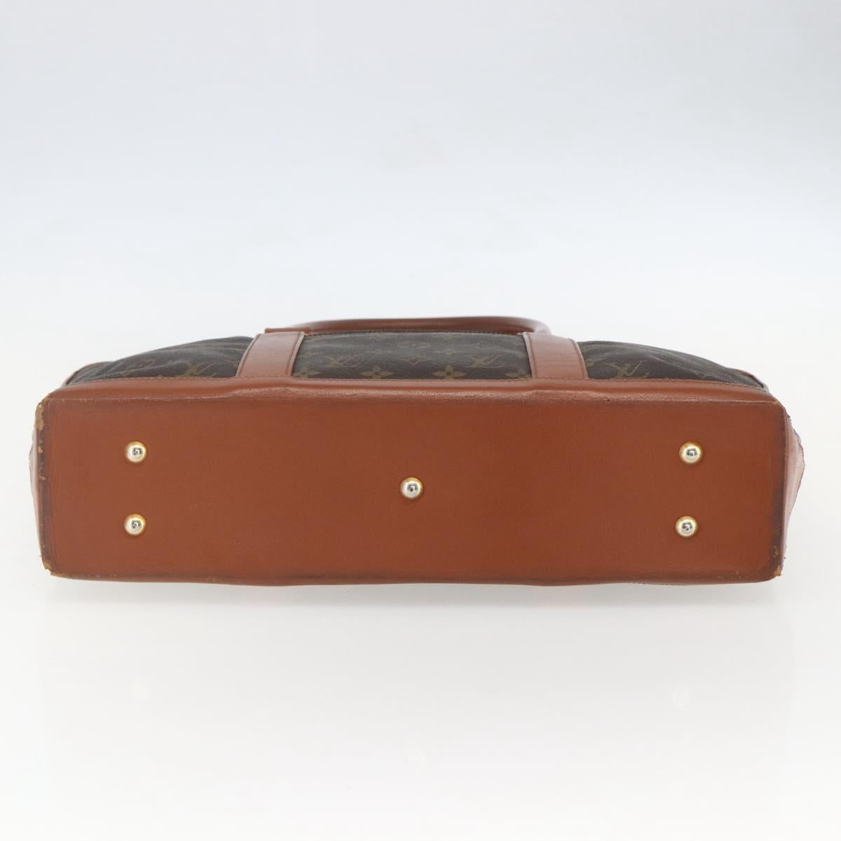 LOUIS VUITTON Monogram Sac Weekend PM Hand Bag M42425 LV Auth ka517