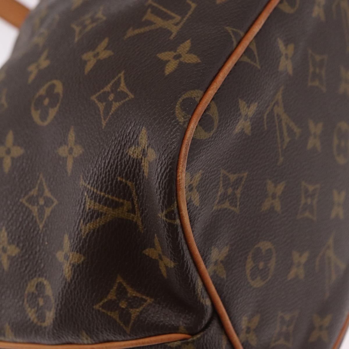 LOUIS VUITTON Monogram Palermo PM Tote Bag M40145 LV Auth ka5171A
