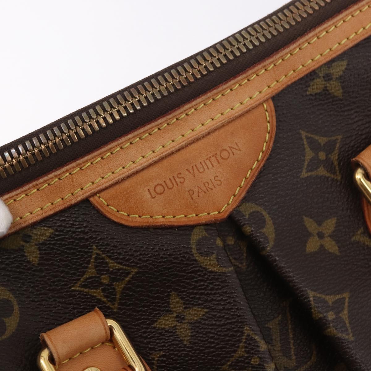 LOUIS VUITTON Monogram Palermo PM Tote Bag M40145 LV Auth ka5171A