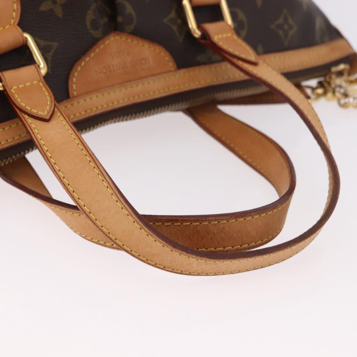 LOUIS VUITTON Monogram Palermo PM Tote Bag M40145 LV Auth ka5171A