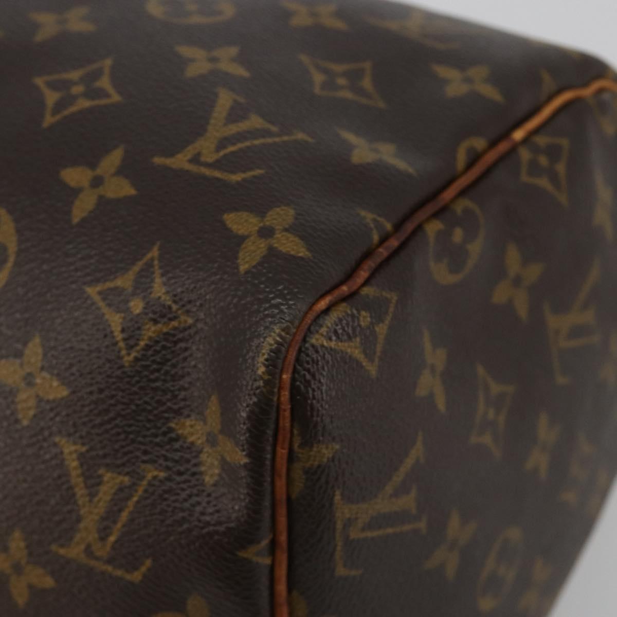 LOUIS VUITTON Monogram Speedy 30 Hand Bag M41526 LV Auth ka5172A