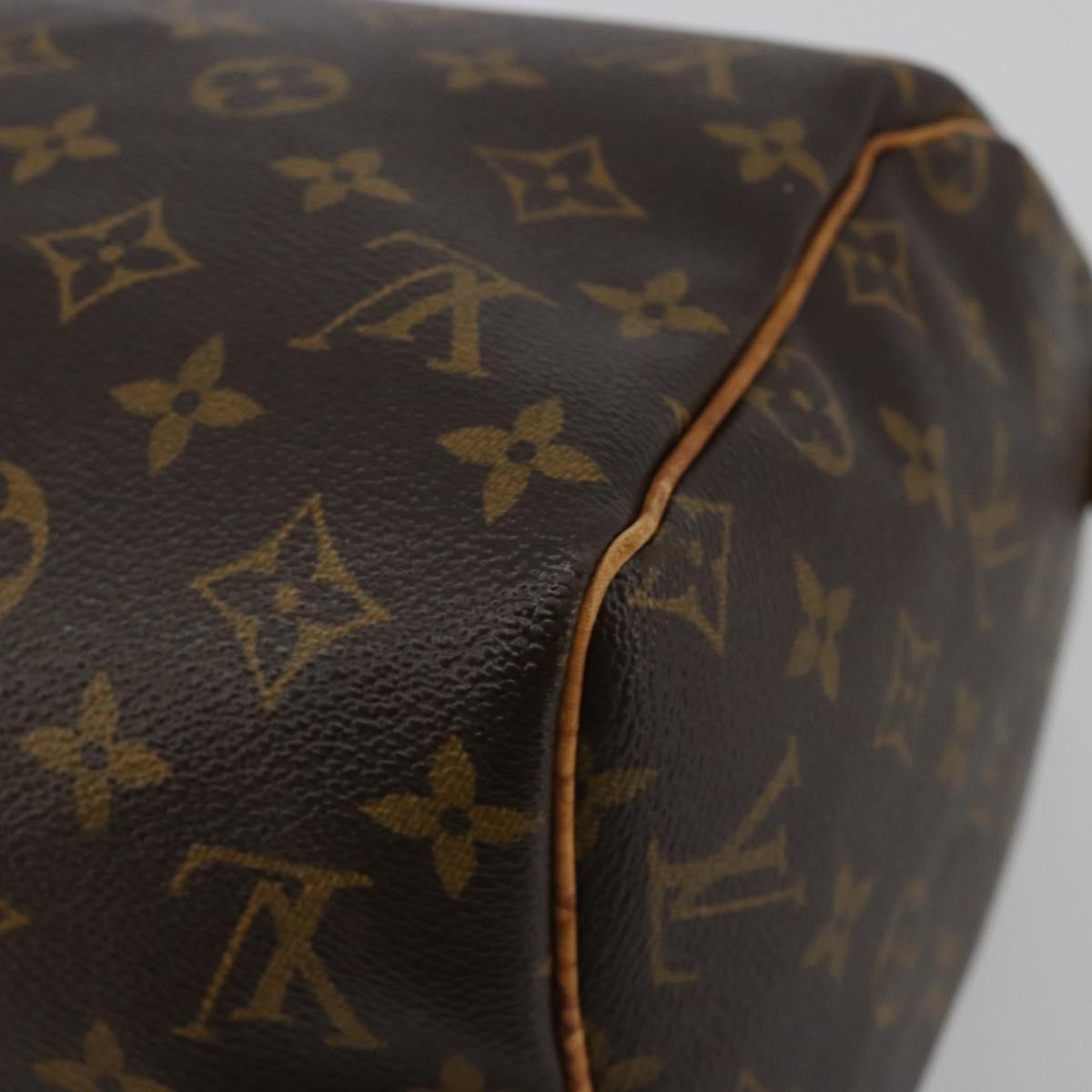 LOUIS VUITTON Monogram Speedy 30 Hand Bag M41526 LV Auth ka5172A