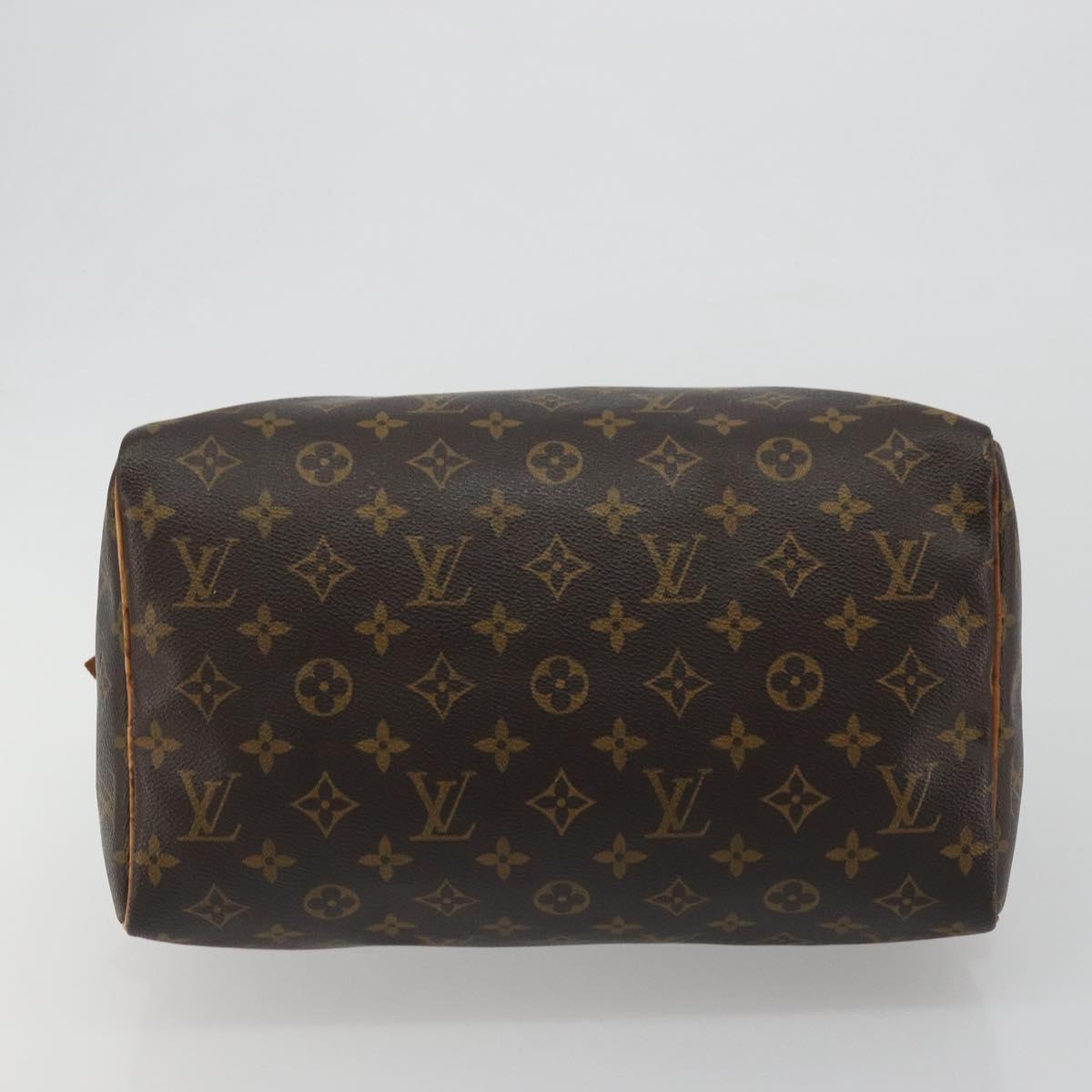 LOUIS VUITTON Monogram Speedy 30 Hand Bag M41526 LV Auth ka5172A
