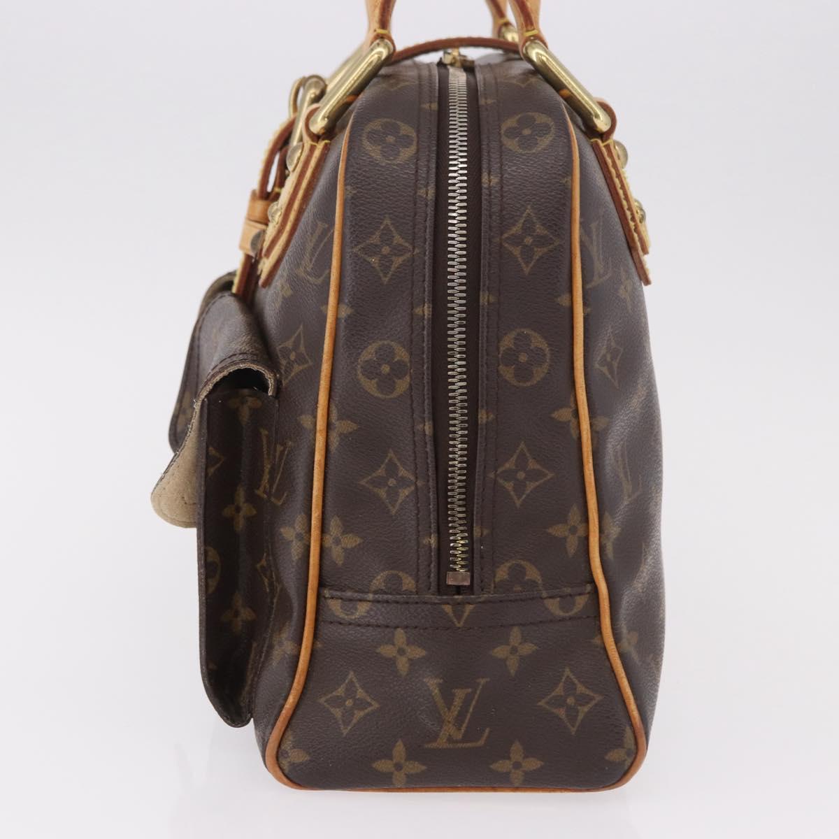 LOUIS VUITTON Monogram Manhattan GM Hand Bag M40025 LV Auth ka5173