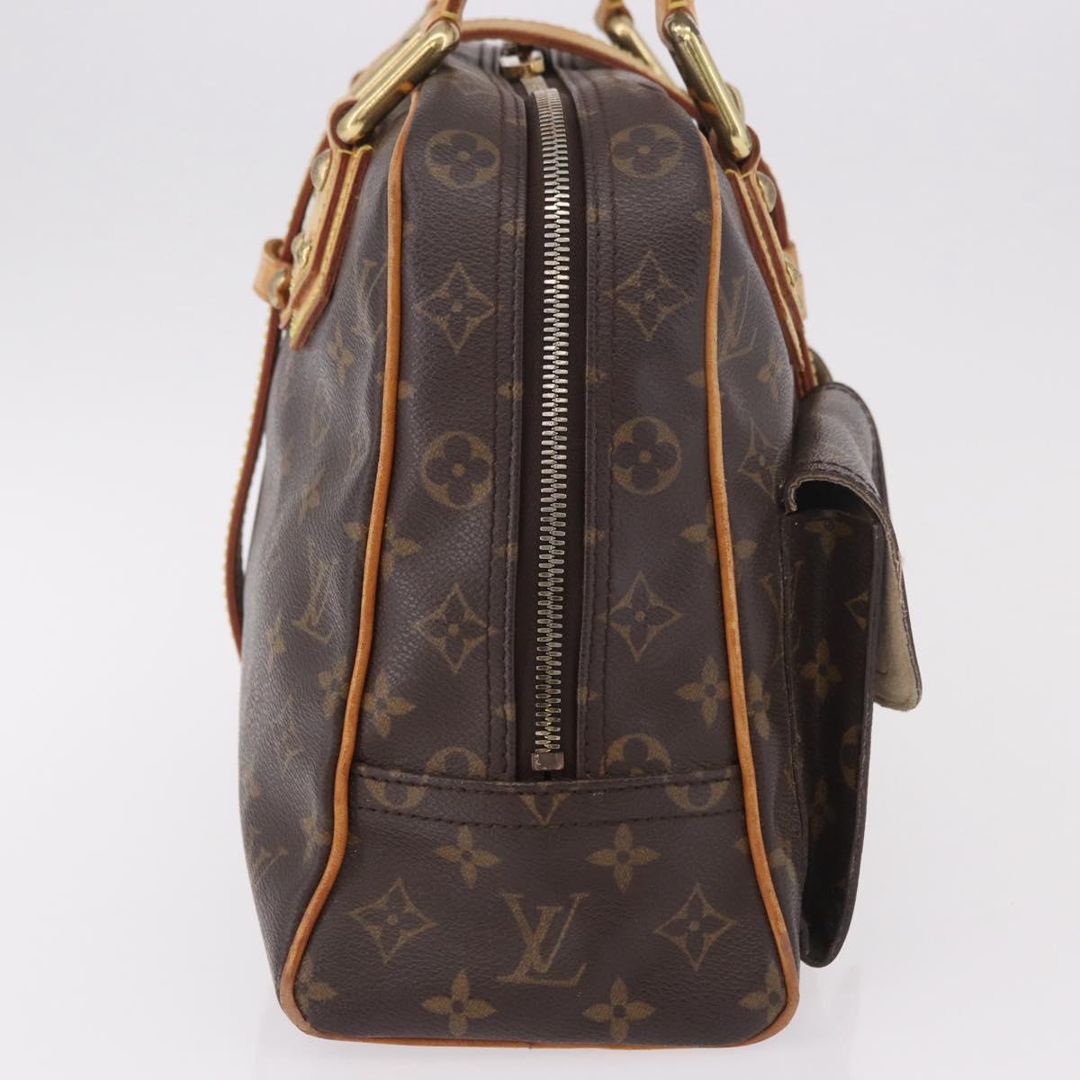 LOUIS VUITTON Monogram Manhattan GM Hand Bag M40025 LV Auth ka5173