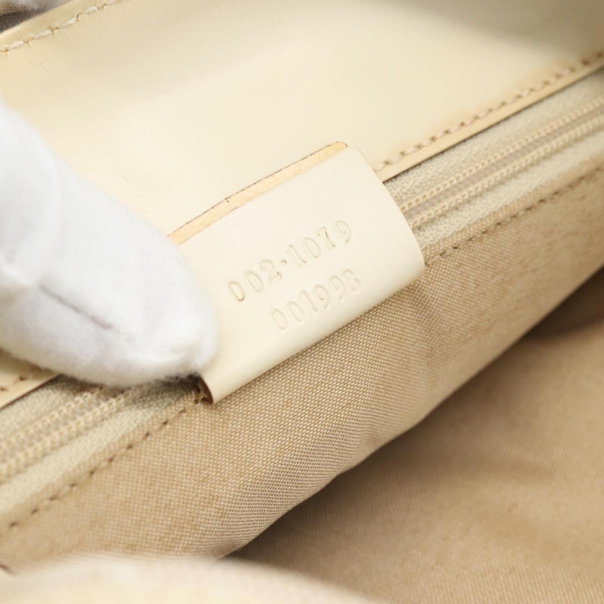 GUCCI GG Canvas Hand Bag Beige 002 1079 Auth ka5175A