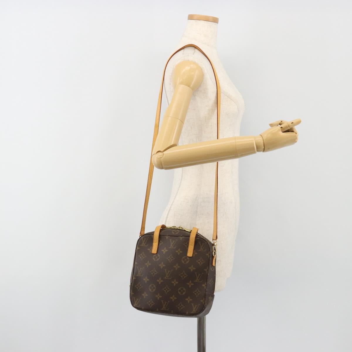 LOUIS VUITTON Monogram Spontini Hand Bag 2way M47500 LV Auth ka5176