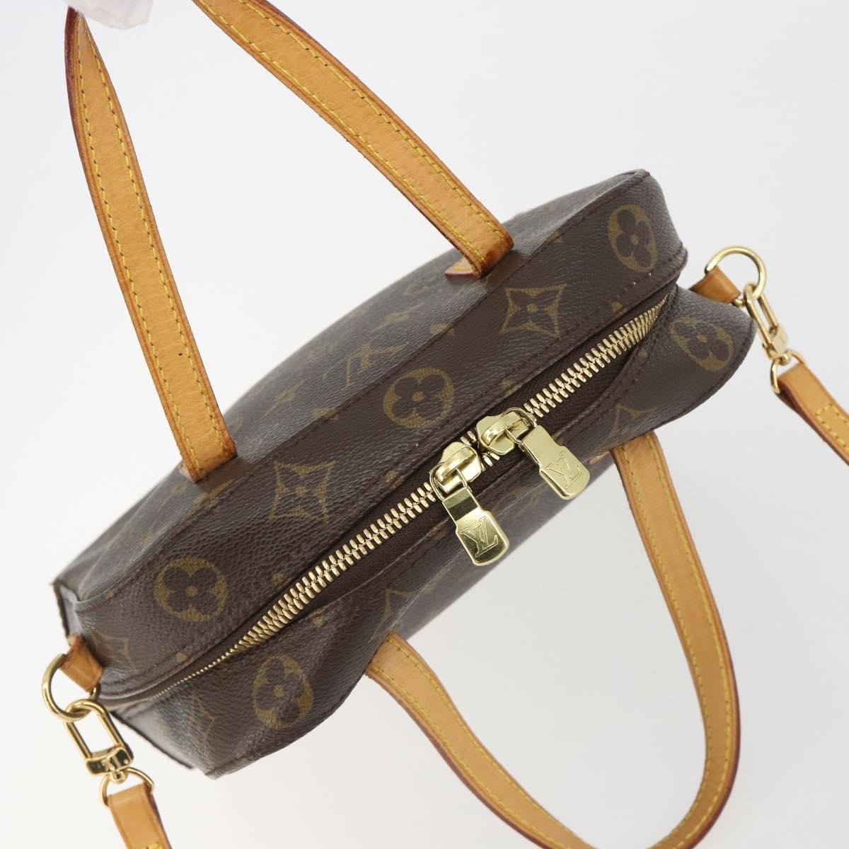 LOUIS VUITTON Monogram Spontini Hand Bag 2way M47500 LV Auth ka5176