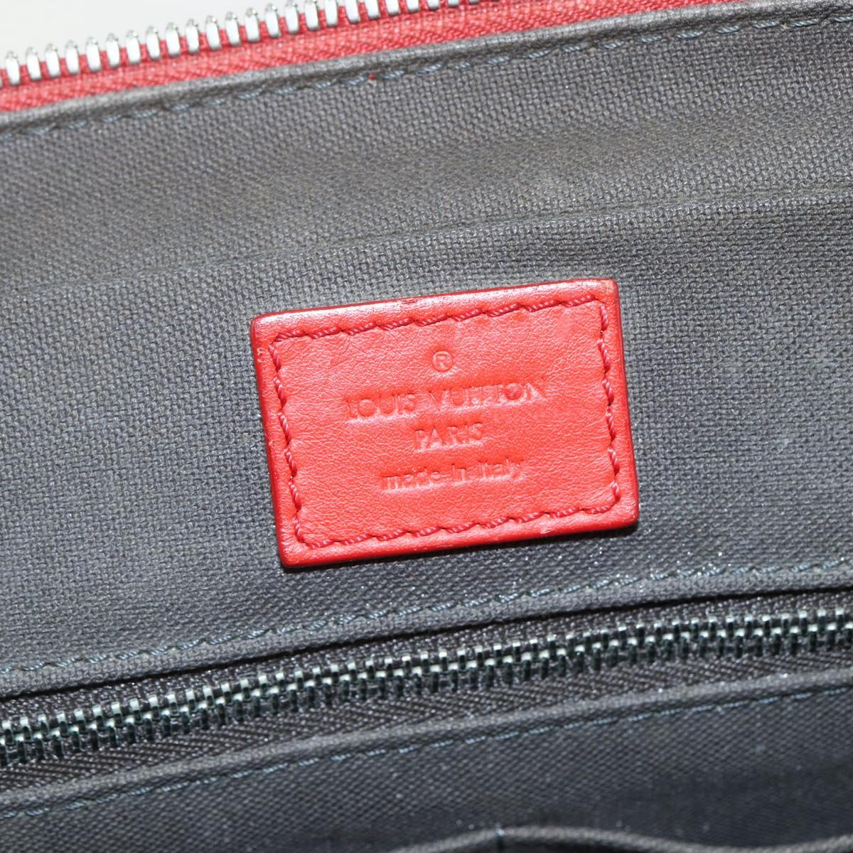 LOUIS VUITTON Damier Infini Porte Documents Voyage Bag N41143 LV Auth ka518