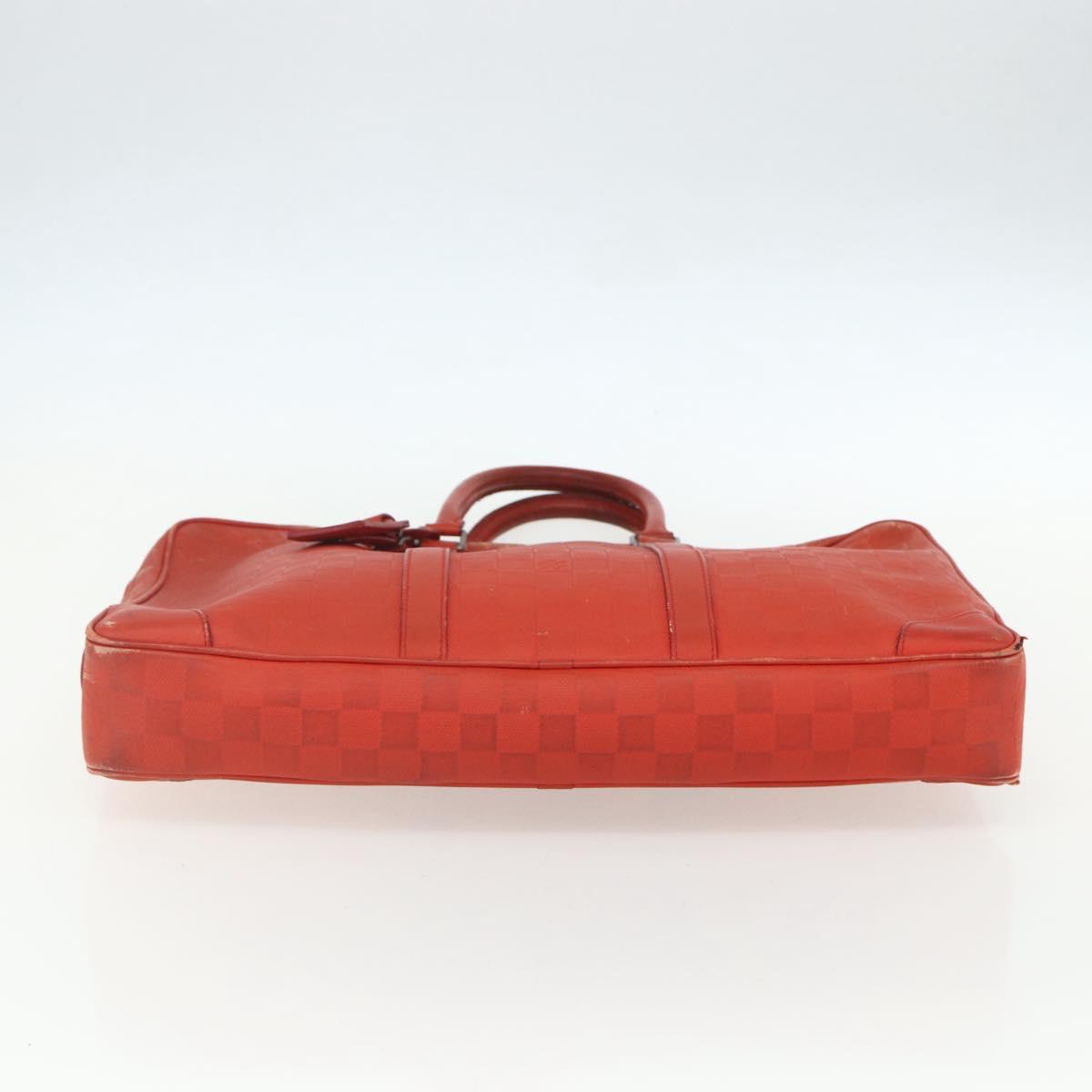 LOUIS VUITTON Damier Infini Porte Documents Voyage Bag N41143 LV Auth ka518