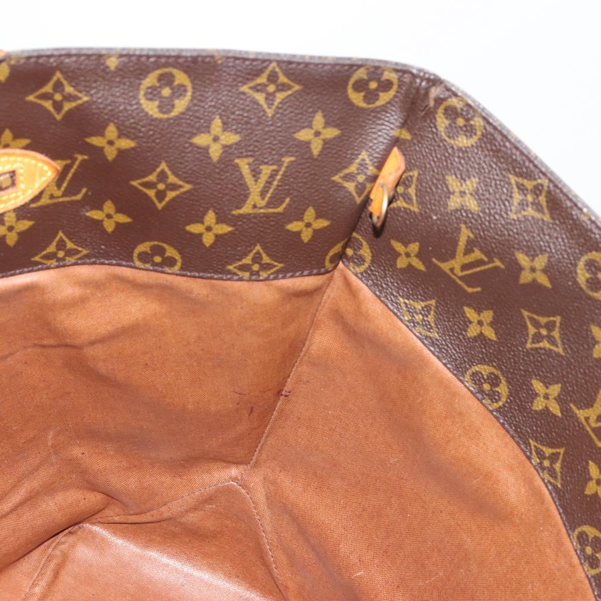 LOUIS VUITTON Monogram Sac Shopping Tote Bag M51108 LV Auth ka5181