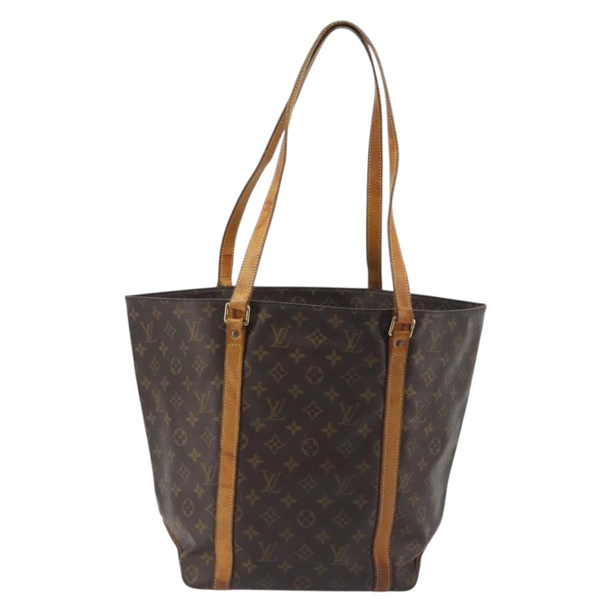 LOUIS VUITTON Monogram Sac Shopping Tote Bag M51108 LV Auth ka5181