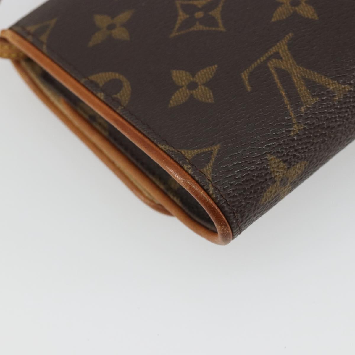 LOUIS VUITTON Monogram Pochette Twin GM Shoulder Bag M51852 LV Auth ka5183
